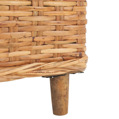 Rattan Barrel Chair with Cushion