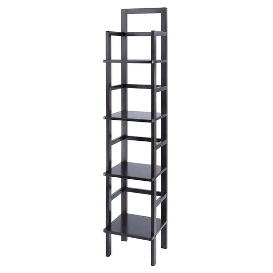 Aiden Baker's Rack, Narrow, Coffee - 14.72 x 13.86 x 70.71 inches