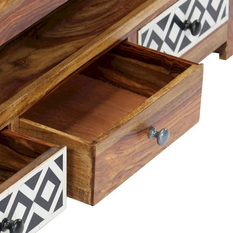 vidaXL TV Stand 47.2 x11.8 x15.7  Solid Wood Sheesham