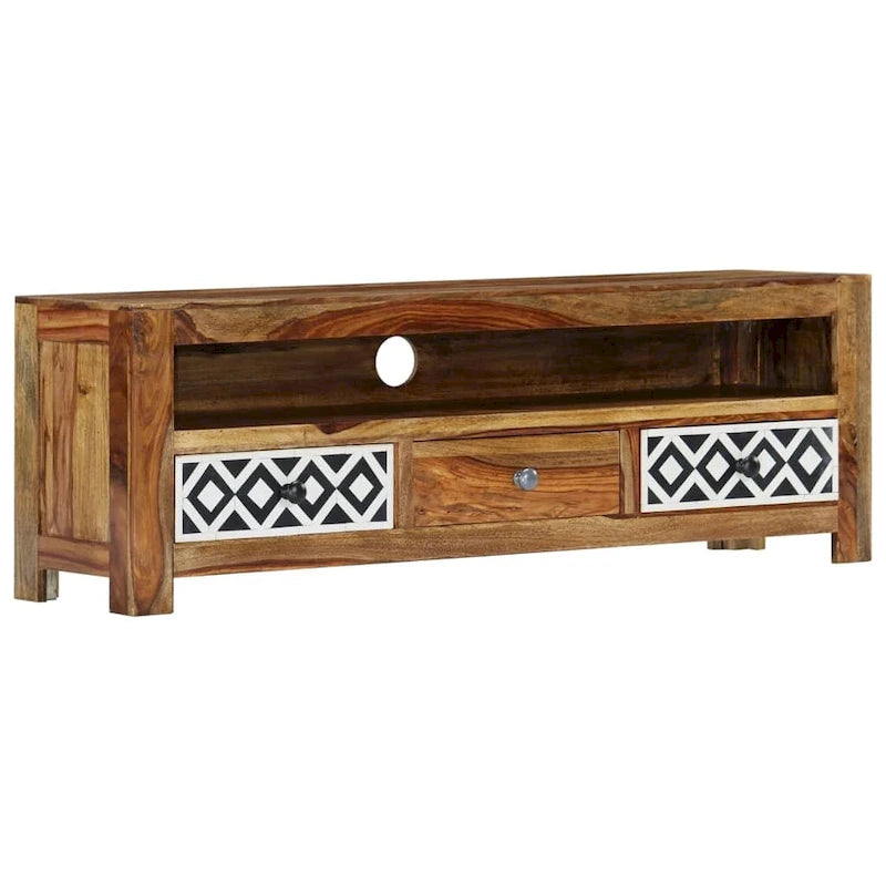vidaXL TV Stand 47.2 x11.8 x15.7  Solid Wood Sheesham