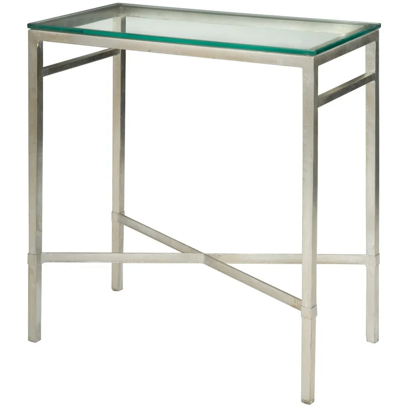 SAFAVIEH Couture Vallie Side Table - 22  W x 13  D x 25  H - 22Wx13Dx25H