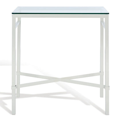 SAFAVIEH Couture Vallie Side Table - 22  W x 13  D x 25  H - 22Wx13Dx25H