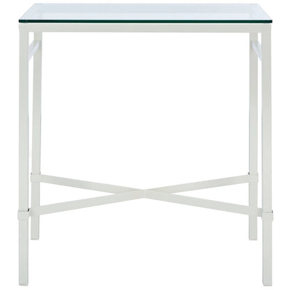 SAFAVIEH Couture Vallie Side Table - 22  W x 13  D x 25  H - 22Wx13Dx25H