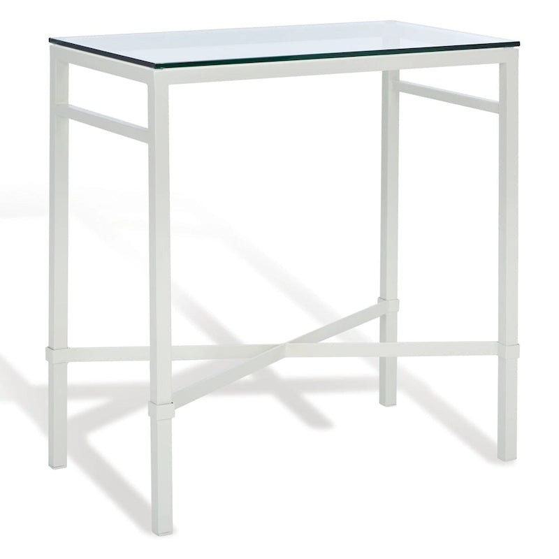 SAFAVIEH Couture Vallie Side Table - 22  W x 13  D x 25  H - 22Wx13Dx25H