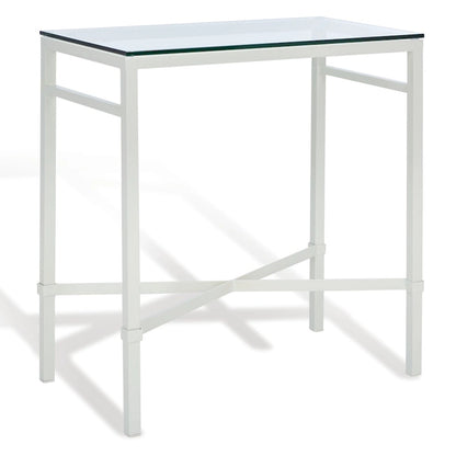 SAFAVIEH Couture Vallie Side Table - 22  W x 13  D x 25  H - 22Wx13Dx25H