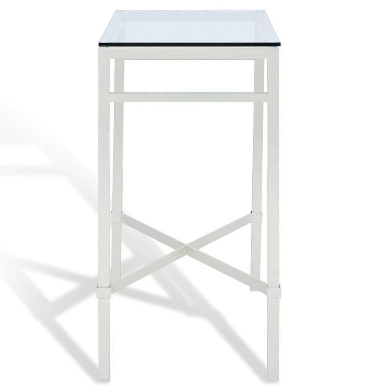 SAFAVIEH Couture Vallie Side Table - 22  W x 13  D x 25  H - 22Wx13Dx25H