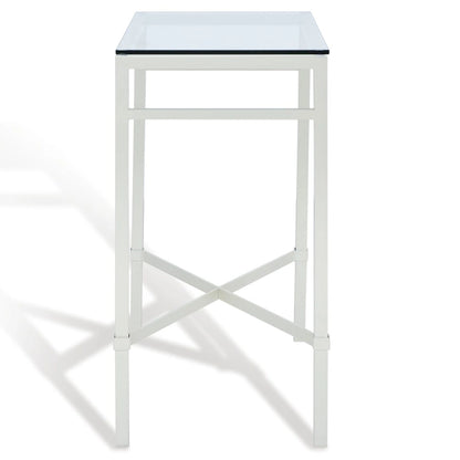 SAFAVIEH Couture Vallie Side Table - 22  W x 13  D x 25  H - 22Wx13Dx25H