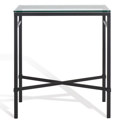 SAFAVIEH Couture Vallie Side Table - 22  W x 13  D x 25  H - 22Wx13Dx25H