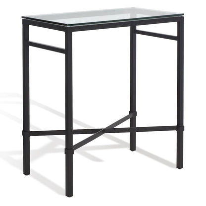 SAFAVIEH Couture Vallie Side Table - 22  W x 13  D x 25  H - 22Wx13Dx25H