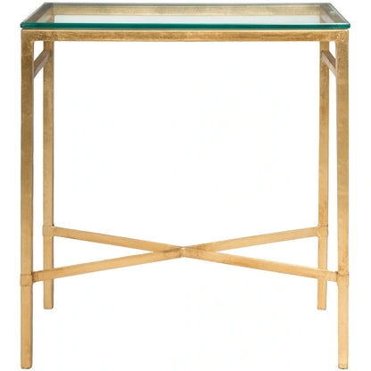 SAFAVIEH Couture Vallie Side Table - 22  W x 13  D x 25  H - 22Wx13Dx25H