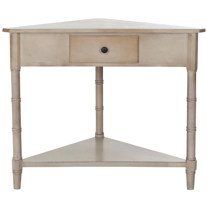 SAFAVIEH Calla Grey Corner Table - 33.9  x 17.3  x 28  - 34Wx17Dx28H