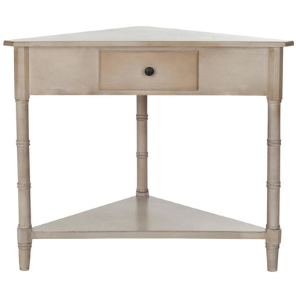 SAFAVIEH Calla Grey Corner Table - 33.9  x 17.3  x 28  - 34Wx17Dx28H