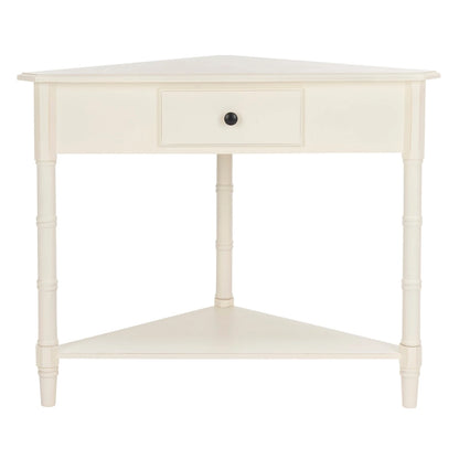 SAFAVIEH Calla Grey Corner Table - 33.9  x 17.3  x 28  - 34Wx17Dx28H