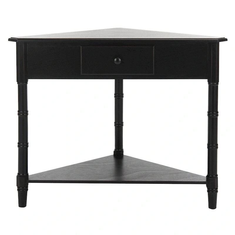 SAFAVIEH Calla Grey Corner Table - 33.9  x 17.3  x 28  - 34Wx17Dx28H