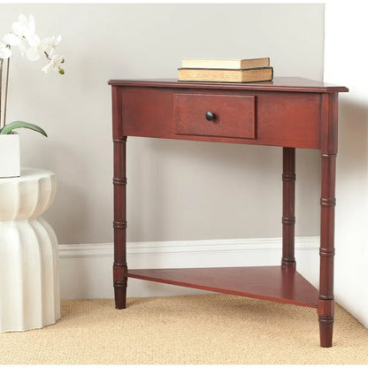 SAFAVIEH Calla Grey Corner Table - 33.9  x 17.3  x 28  - 34Wx17Dx28H