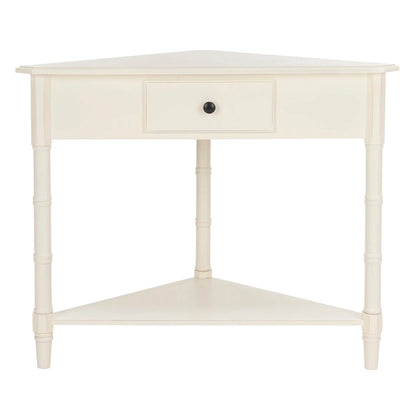 SAFAVIEH Calla Grey Corner Table - 33.9  x 17.3  x 28  - 34Wx17Dx28H