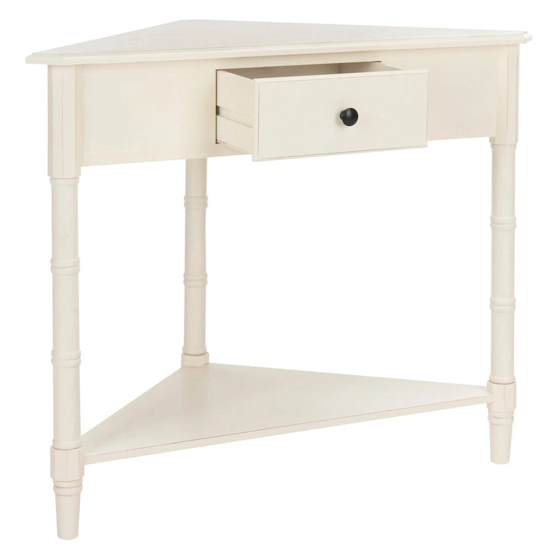 SAFAVIEH Calla Grey Corner Table - 33.9  x 17.3  x 28  - 34Wx17Dx28H