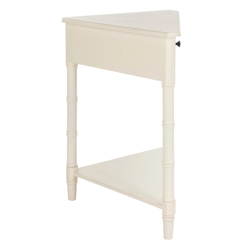 SAFAVIEH Calla Grey Corner Table - 33.9  x 17.3  x 28  - 34Wx17Dx28H