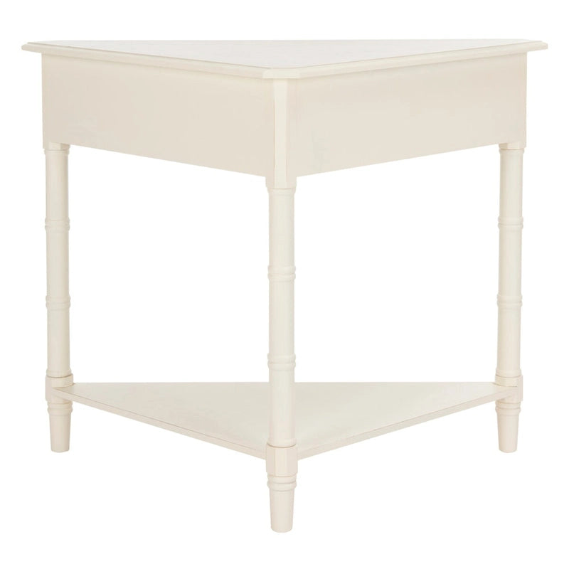 SAFAVIEH Calla Grey Corner Table - 33.9  x 17.3  x 28  - 34Wx17Dx28H