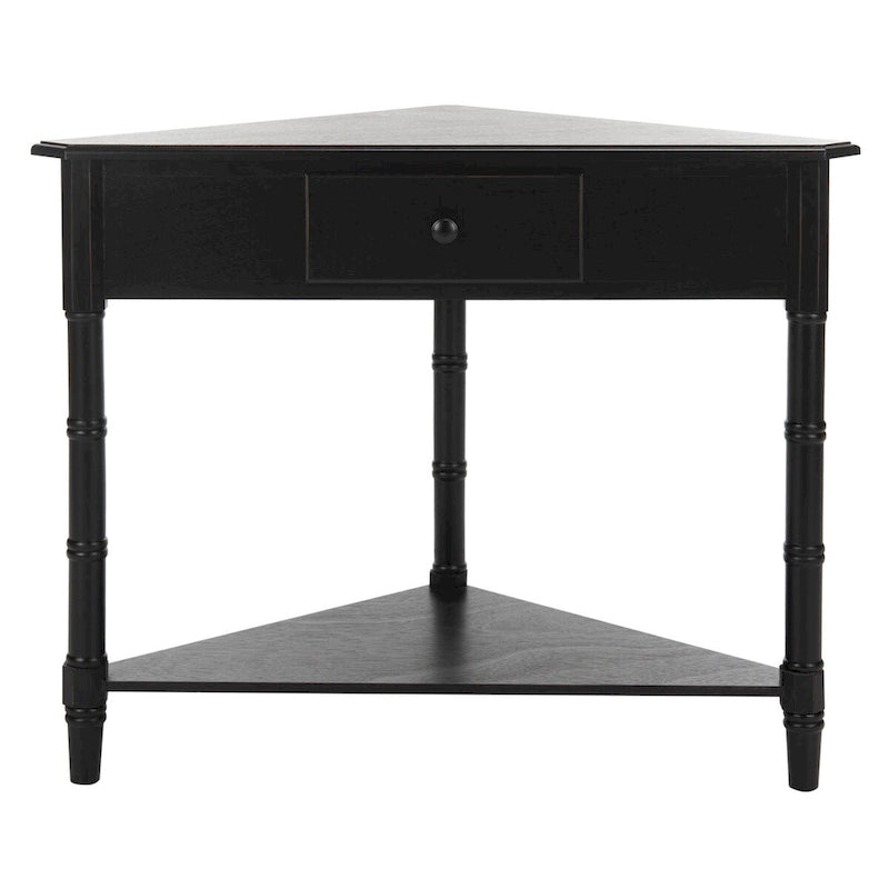 SAFAVIEH Calla Grey Corner Table - 33.9  x 17.3  x 28  - 34Wx17Dx28H