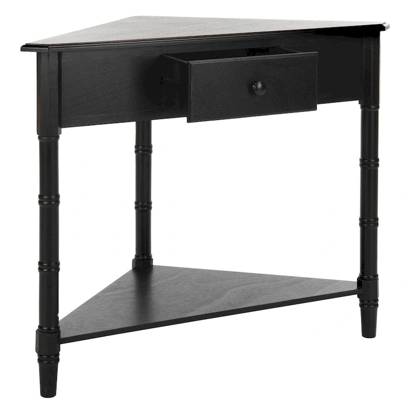 SAFAVIEH Calla Grey Corner Table - 33.9  x 17.3  x 28  - 34Wx17Dx28H
