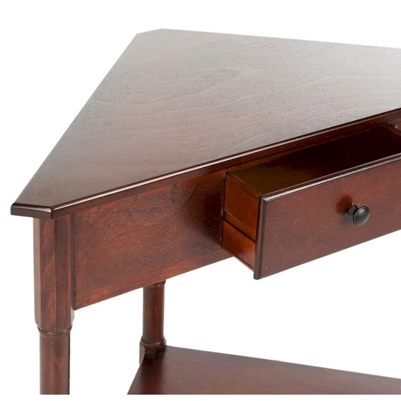SAFAVIEH Calla Grey Corner Table - 33.9  x 17.3  x 28  - 34Wx17Dx28H