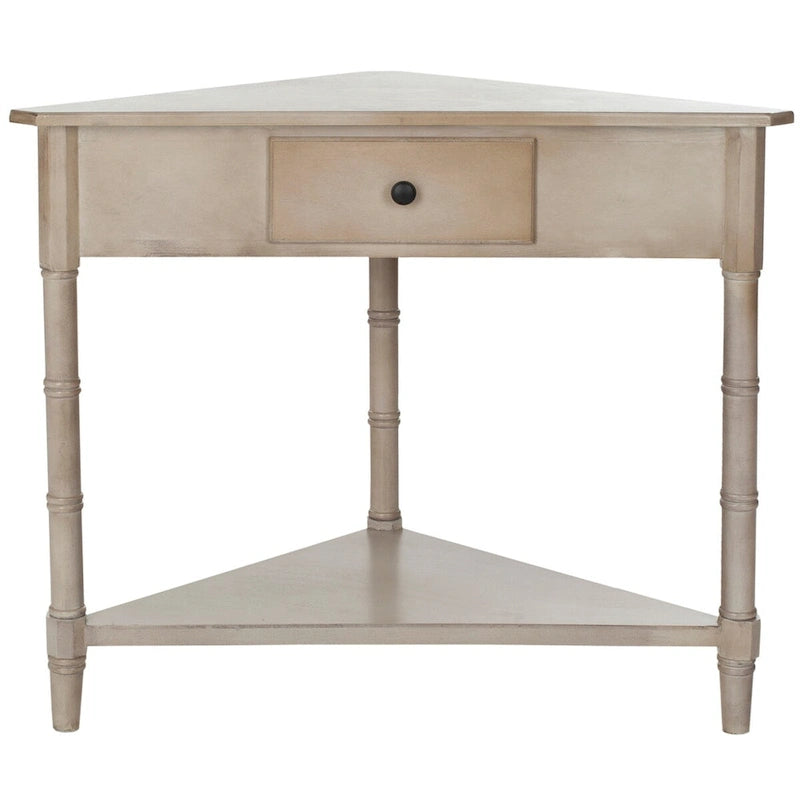 SAFAVIEH Calla Grey Corner Table - 33.9  x 17.3  x 28  - 34Wx17Dx28H