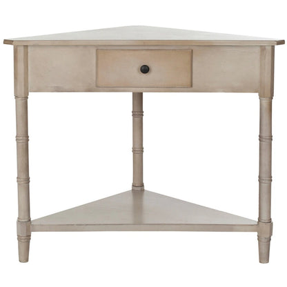 SAFAVIEH Calla Grey Corner Table - 33.9  x 17.3  x 28  - 34Wx17Dx28H