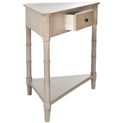 SAFAVIEH Calla Grey Corner Table - 33.9  x 17.3  x 28  - 34Wx17Dx28H