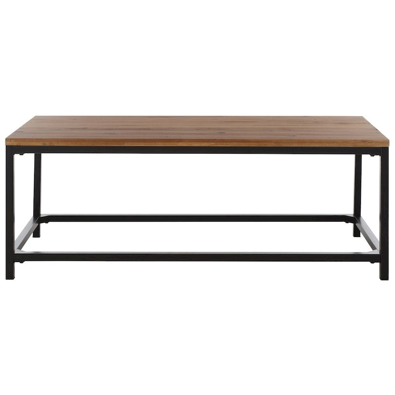 SAFAVIEH Aino Reclamined Wood Finish Coffee Table - 48  x 24  x 17.7  - 48Wx24Dx18H