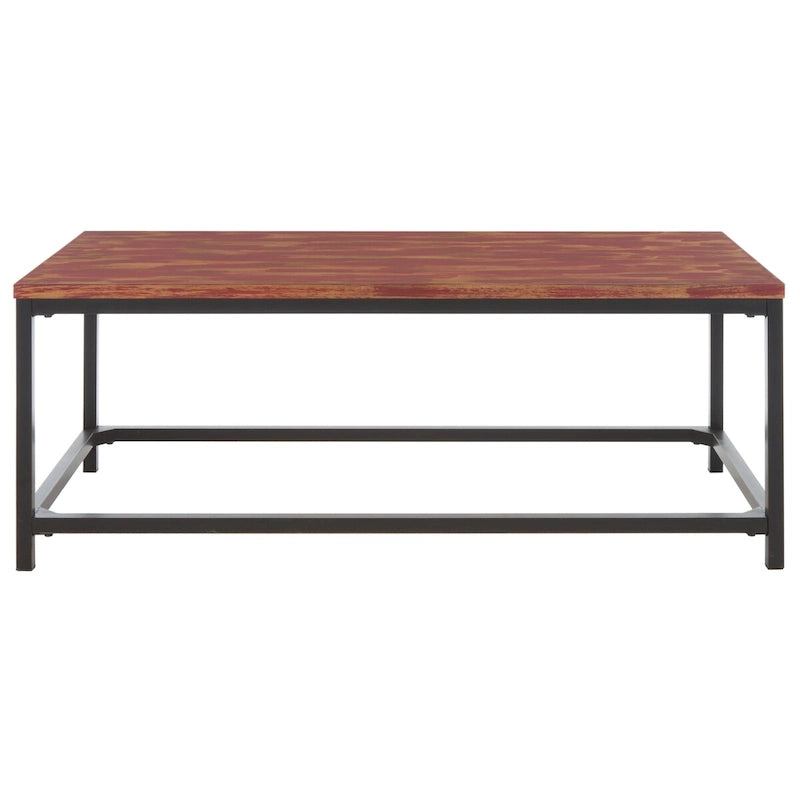 SAFAVIEH Aino Reclamined Wood Finish Coffee Table - 48  x 24  x 17.7  - 48Wx24Dx18H