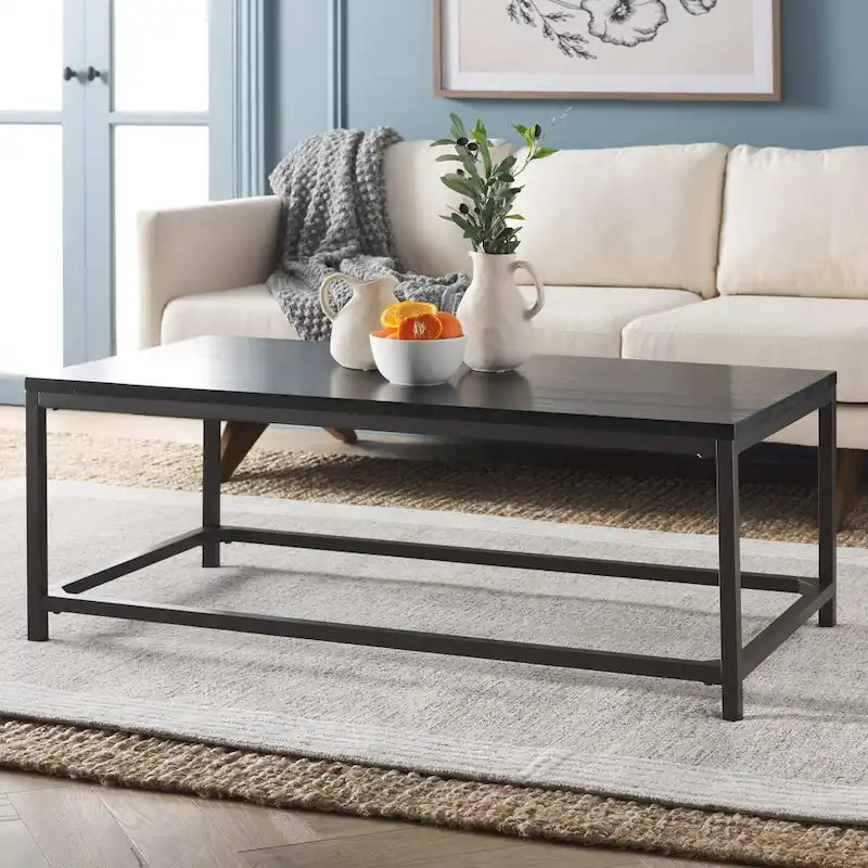 SAFAVIEH Aino Reclamined Wood Finish Coffee Table - 48  x 24  x 17.7  - 48Wx24Dx18H