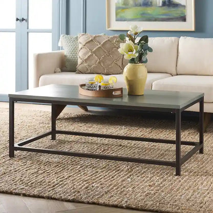 SAFAVIEH Aino Reclamined Wood Finish Coffee Table - 48  x 24  x 17.7  - 48Wx24Dx18H