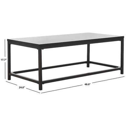SAFAVIEH Aino Reclamined Wood Finish Coffee Table - 48  x 24  x 17.7  - 48Wx24Dx18H