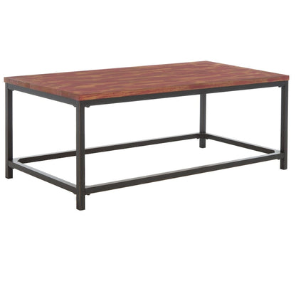 SAFAVIEH Aino Reclamined Wood Finish Coffee Table - 48  x 24  x 17.7  - 48Wx24Dx18H