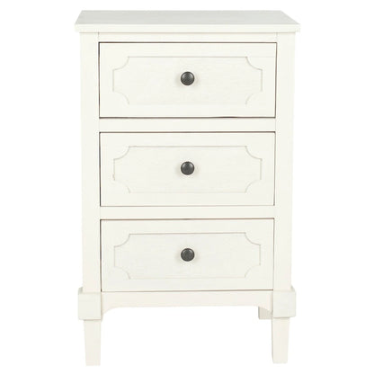 SAFAVIEH Dinah Grey 3-Drawer Storage Side Chest - 16.9  x 13.4  x 26.8  - 17Wx13Dx26H