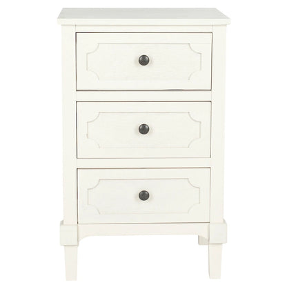 SAFAVIEH Dinah Grey 3-Drawer Storage Side Chest - 16.9  x 13.4  x 26.8  - 17Wx13Dx26H