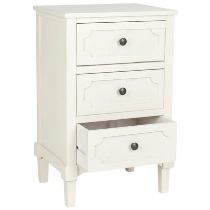 SAFAVIEH Dinah Grey 3-Drawer Storage Side Chest - 16.9  x 13.4  x 26.8  - 17Wx13Dx26H