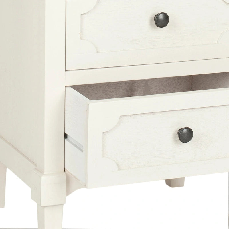 SAFAVIEH Dinah Grey 3-Drawer Storage Side Chest - 16.9  x 13.4  x 26.8  - 17Wx13Dx26H