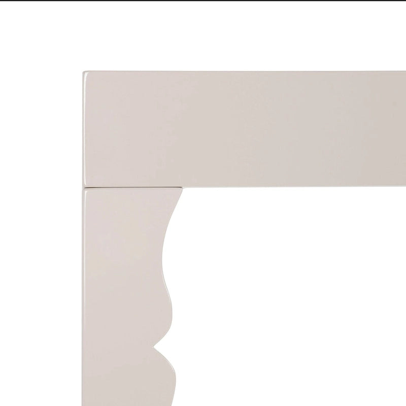 SAFAVIEH Norita White Lacquer Nesting Table - 51  x 13.3  x 31.5  - 51Wx13Dx32H