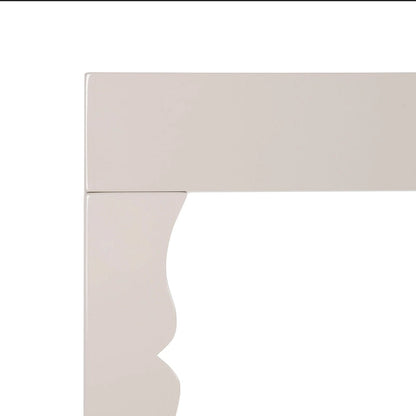 SAFAVIEH Norita White Lacquer Nesting Table - 51  x 13.3  x 31.5  - 51Wx13Dx32H
