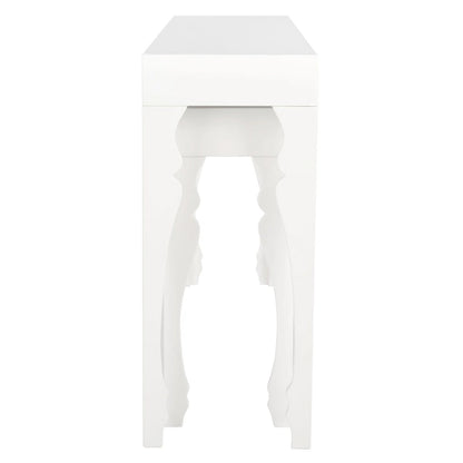 SAFAVIEH Norita White Lacquer Nesting Table - 51  x 13.3  x 31.5  - 51Wx13Dx32H