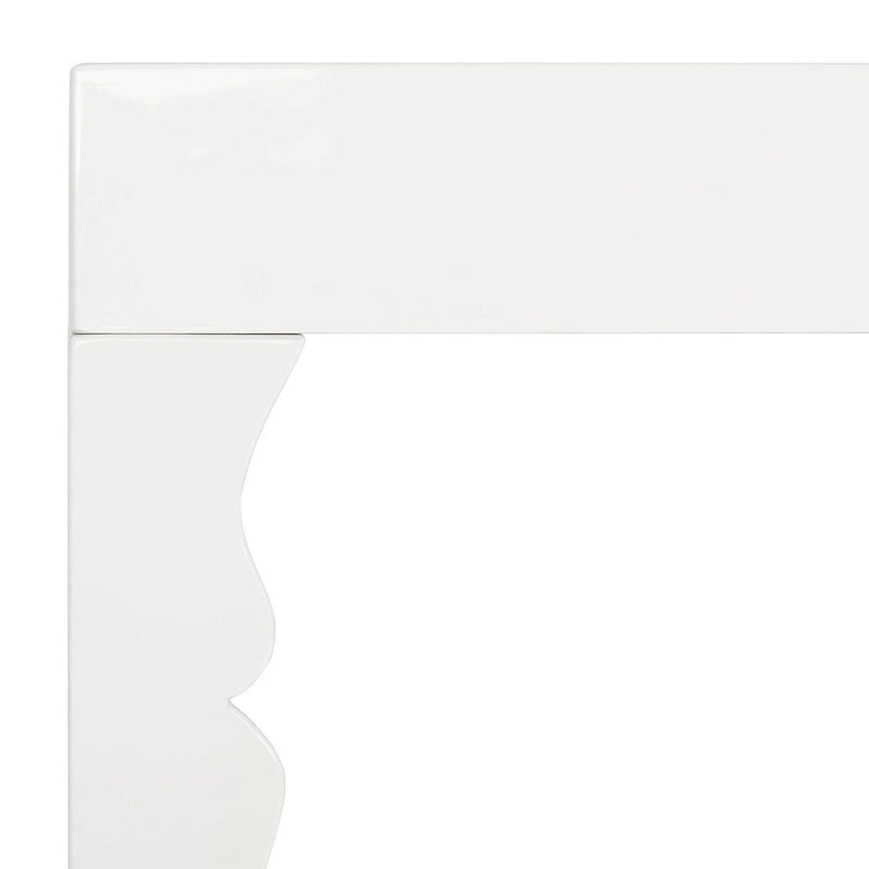 SAFAVIEH Norita White Lacquer Nesting Table - 51  x 13.3  x 31.5  - 51Wx13Dx32H