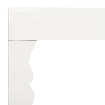 SAFAVIEH Norita White Lacquer Nesting Table - 51  x 13.3  x 31.5  - 51Wx13Dx32H