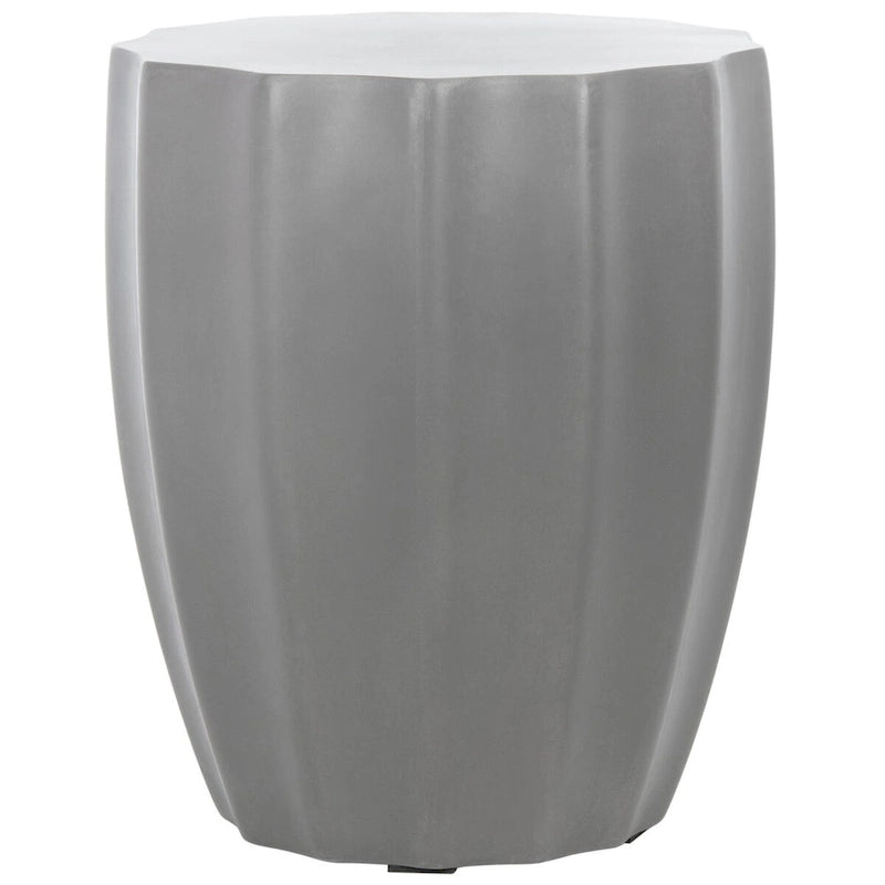 SAFAVIEH Nhuong Concrete Indoor/ Outdoor Accent Table - 15.3  x 15.3  x 17.7  - 15Wx15Dx18H