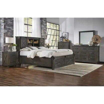 Simply Solid Sharla Solid Wood 5-piece Storage Bedroom Collection