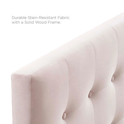 Carson Carrington Labbgard Queen Tufted Velvet Headboard