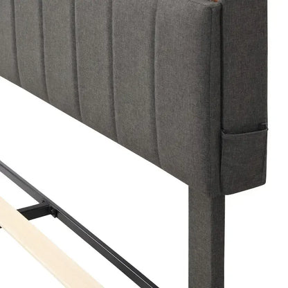 Full Size Upholstered Platform Bed