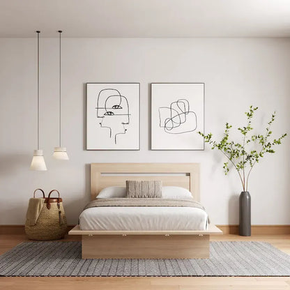 Malibu Platform Bed with Headboard