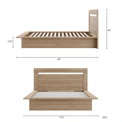 Malibu Platform Bed with Headboard
